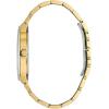 Bulova Men’s 3-Hand Quartz Watch with Diamond Dial and Edge to Edge Crystal(Gold Tone)