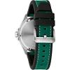 Bulova Men’s Marine Star Quartz Silver Stainless Steel Watch, Leather and Silicone Strap, 100M Water Resistant, 43mm(Green)