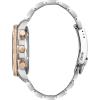 Bulova Men’s Marine Star Series C Two-Tone Rose Gold Stainless Steel 6-Hand Chronograph Quartz Watch, Blue Dial Style: 98B301