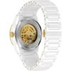 Bulova Men’s Modern Millenia 3-Hand Automatic Ceramic Watch, Open Aperture, Edge-to-Edge Crystal(White)