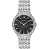 Bulova Crystal Quartz Ladies Watch, Stainless Steel , Silver-Tone (Model: 96L273)