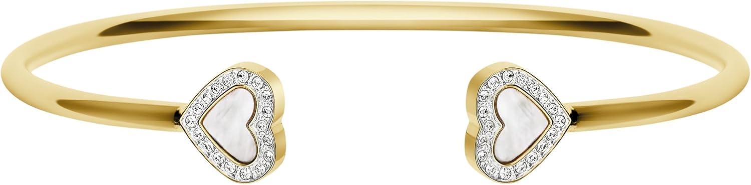 imageBulova Crystal Collection Ladies Watch amp Bracelet Gift Set