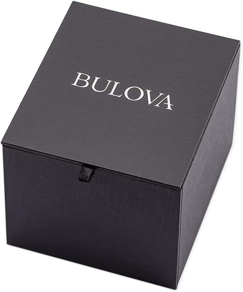imageBulova Mens Classic Sutton 3Hand 21Jewel Automatic Watch 42 Hour Power Reserve Skeleton Dial Luminous Hands 100M Water Resistant 43mm