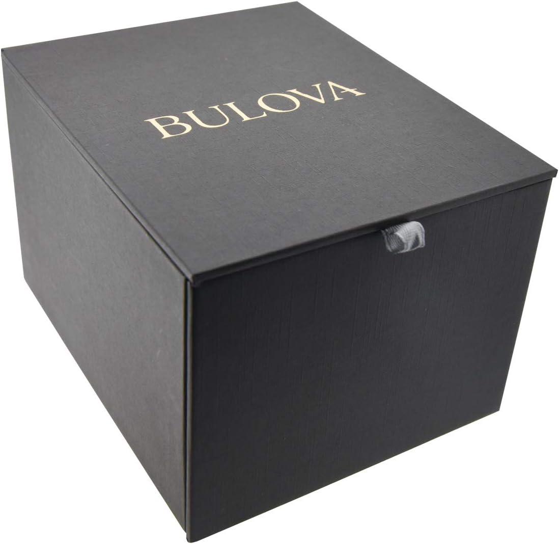 imageBulova Mens Marine Star Series A TwoTone Stainless Steel Watch Black Dial 3 Hand Model 98D175