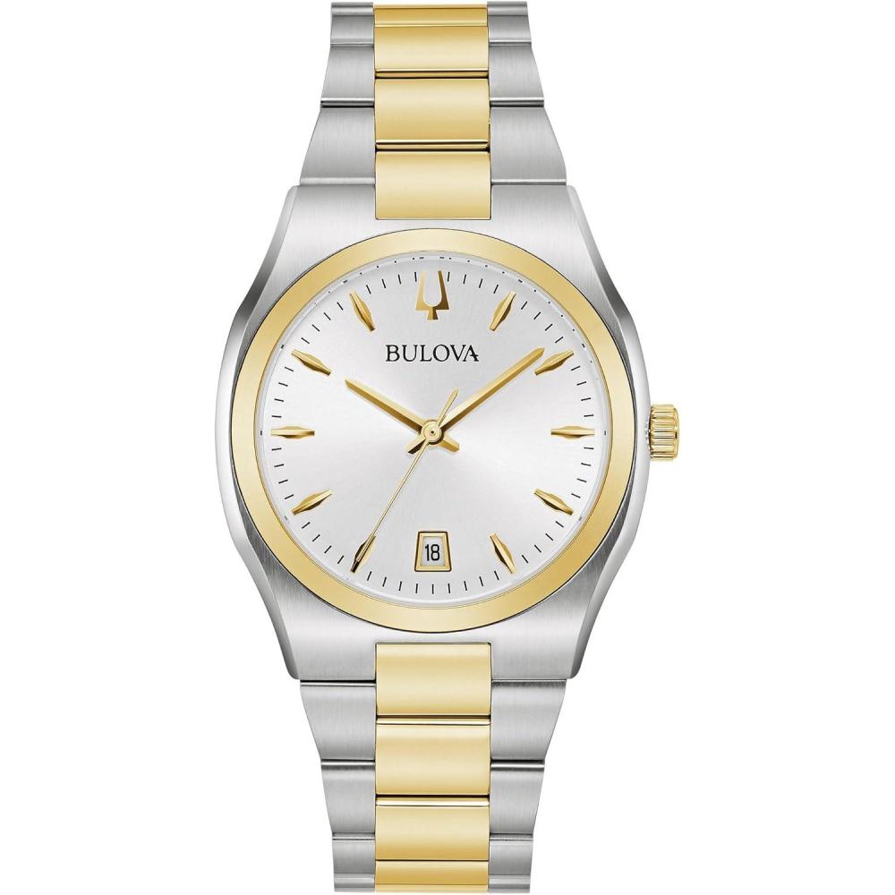imageBulova Ladies Classic Surveyor Stainless SteelTwo Tone Gold