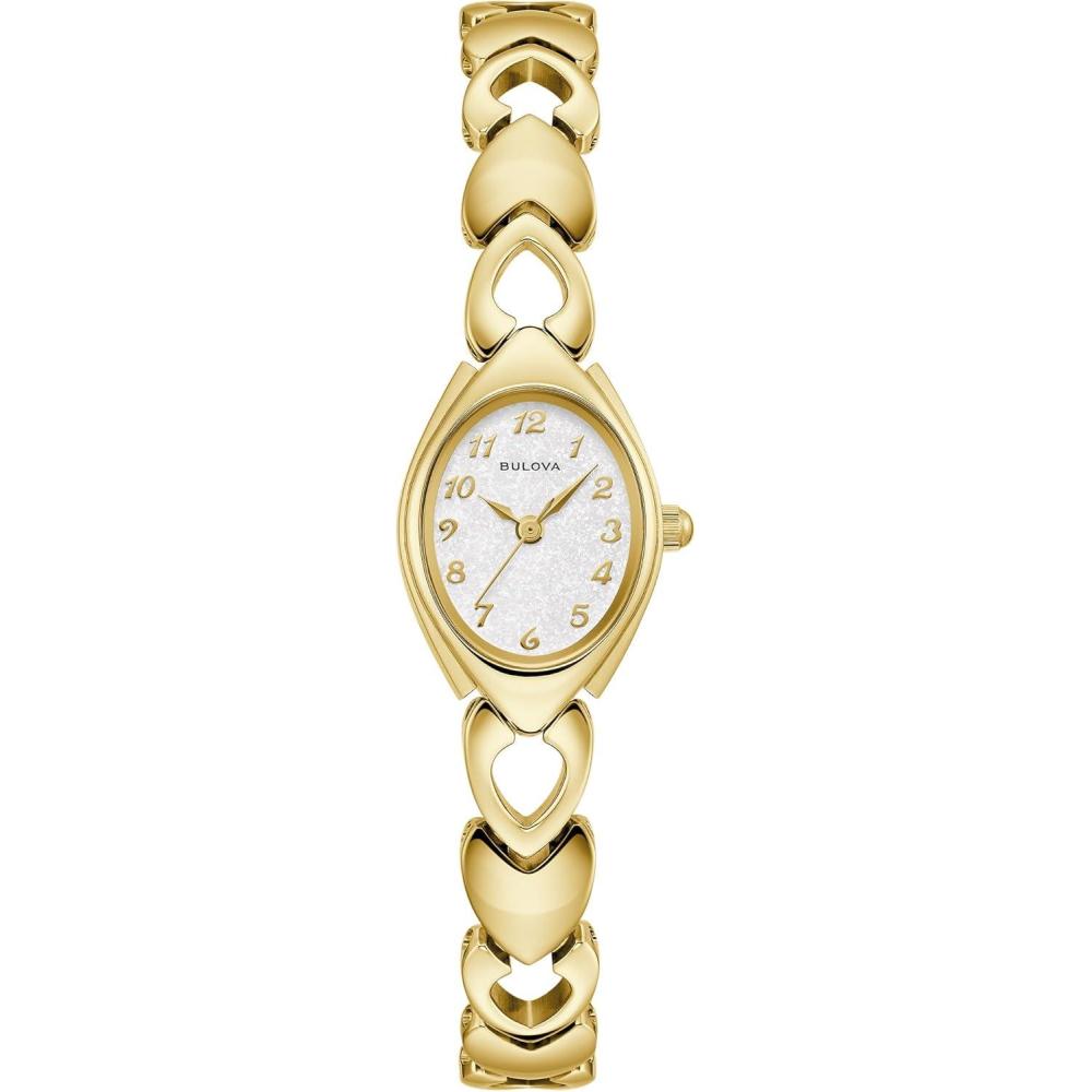 imageBulova Ladies Quartz ClassicGoldTone SilverTone Dial
