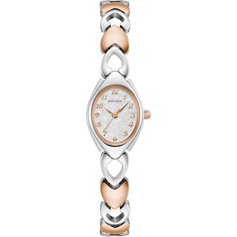 imageBulova Ladies Quartz ClassicTwoTone SilverTone Dial
