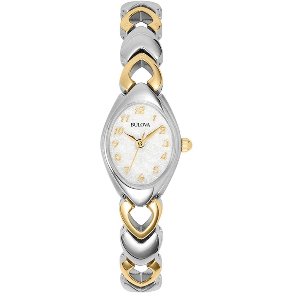 imageBulova Ladies Quartz ClassicTwoTone White Dial