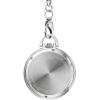 Bulova Classic Pocket Watch 3-Hand Date Quartz Stainless Steel, Black Dial with Detachable Chain Style: 96B308