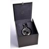 Bulova Classic Pocket Watch 3-Hand Date Quartz Stainless Steel, Black Dial with Detachable Chain Style: 96B308