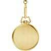 Bulova Classic Sutton Automatic Pocket Watch 3-Hand Date Stainless Steel, Full Skeleton, Gold Dial with Stainless Chain Style: 97A178