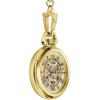 Bulova Classic Sutton Automatic Pocket Watch 3-Hand Date Stainless Steel, Full Skeleton, Gold Dial with Stainless Chain Style: 97A178