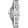 Bulova Ladies’ Classic Diamond 3-Hand Automatic in Stainless Steel, Mother-of-Pearl Dial and Open Aperture Dial(Stainless Steel)
