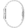 Bulova Ladies’ Classic Diamond 3-Hand Quartz Stainless Steel Watch, 16 Diamonds, Mother-of-Pearl Dial, Curved Mineral Crystal(Silver Tone)