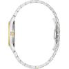 Bulova Ladies’ Classic Diamond 3-Hand Quartz Stainless Steel Watch, 16 Diamonds, Mother-of-Pearl Dial, Curved Mineral Crystal(Two Tone Gold)