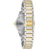 Bulova Ladies’ Classic Diamond 3-Hand Quartz Stainless Steel Watch, 16 Diamonds, Mother-of-Pearl Dial, Curved Mineral Crystal(Two Tone Gold)