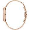Bulova Ladies’ Classic Diamond Dial Stainless Steel 3-Hand Calendar Date Quartz Watch(Rose Gold)