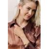 Bulova Ladies’ Classic Dress Mini 2-Hand Quartz Watch, Stainless Steel, Arabic Markers(Gold Tone)