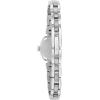 Bulova Ladies’ Classic Dress Mini 2-Hand Quartz Watch, Stainless Steel, Arabic Markers(Silver/Blue Accents)