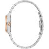 Bulova Ladies Classic Mini Wilton 3-Hand Quartz Silver Stainless Steel Watch, Day Date, 29mm(Silver/Blue)