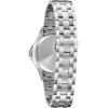 Bulova Ladies’ Classic Stainless Steel 3-Hand Quartz Watch, Diamond Dial and Bezel with White Mother-of-Pearl Dial Style: 96R233