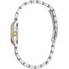 Bulova Ladies’ Classic Two-Tone Stainless Steel 3-Hand Calendar Date Quartz Watch, Silver-White Dial (Style: 98M105)