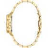 Bulova Ladies’ Marine Star ‘Series L’ 3-Hand Day Date Quartz Diamond Watch, Sapphire Crystal, 100M Water Resistant, Mother-of-Pearl Dial, 34mm(Gold Tone)