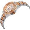 Bulova Ladies’ Marine Star ‘Series L’ 3-Hand Day Date Quartz Diamond Watch, Sapphire Crystal, 100M Water Resistant, Mother-of-Pearl Dial, 34mm(Two-Tone Rose)