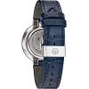 Bulova Ladies’ Moon Phase Rubaiyat Diamond Watch(Blue Strap/ Silver with Diamonds)