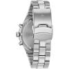 Bulova Men’s Classic Diamond 6-Hand Chronograph Quartz Watch, Calendar Date, Luminous Markers, 100M Water Resistant, 44mm(Stainless/Blue Dial)