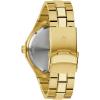 Bulova Men’s Classic Stainless Steel 3-Hand Date Quartz Watch with Diamonds and Day Date, 44mm(Gold/ Black Dial)