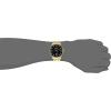 Bulova Men’s Classic Stainless Steel Watch with Diamonds and Day Date(Gold Tone/ Black Dial)