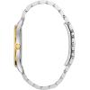 Bulova Men’s Classic Stainless Steel Watch with Diamonds and Day Date(Two Tone Gold/ Blue Dial)