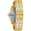 Bulova Men’s Classic Sutton 3-Hand Calendar Date Quartz Watch, 40mm(Gold Tone/ Black Dial)