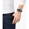Bulova Men’s Classic Sutton 6-Hand Chronograph Calendar Big Date Leather Strap Quartz Watch, Domed Mineral Crystal, 44mm(Green/ Black Leather Strap)