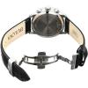 Bulova Men’s Classic Sutton 6-Hand Chronograph Calendar Big Date Leather Strap Quartz Watch, Domed Mineral Crystal, 44mm(Green/ Black Leather Strap)
