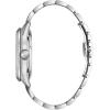 Bulova Mens Classic Sutton Automatic Stainless Steel Bracelet Watch(Silver-Tone/Black dial)