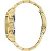 Bulova Men’s Icon High Precision Quartz Chronograph Watch, Curved Mineral Crystal(Gold Tone)