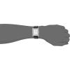 Bulova Men’s Stainless Steel 3-Hand Calendar Date Quartz Watch with Black Leather Strap, Rectangle Dial Style: 96B107