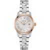 Bulova Ladies Classic Mini Wilton 3-Hand Quartz Silver Stainless Steel Watch, Day Date, 29mm(Silver/Blue)
