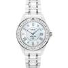 Bulova Ladies’ Marine Star ‘Series L’ 3-Hand Day Date Quartz Diamond Ceramic Watch, Sapphire Crystal, 100M Water Resistant, Mother-of-Pearl Dial, 37mm(White Ceramic/ Stainless)