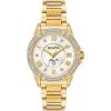 Bulova Ladies’ Marine Star ‘Series L’ 3-Hand Day Date Quartz Diamond Watch, Sapphire Crystal, 100M Water Resistant, Mother-of-Pearl Dial, 34mm(Gold Tone)