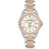 Bulova Ladies’ Marine Star ‘Series L’ 3-Hand Day Date Quartz Diamond Watch, Sapphire Crystal, 100M Water Resistant, Mother-of-Pearl Dial, 34mm(Two-Tone Rose)