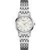 Bulova Ladies’ Petite Classic Stainless Steel 2-Hand Quartz Watch, White Mother-of-Pearl, 27mm Style: 96P175