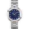 Bulova Ladies’ Rubaiyat Diamond Stainless Steel 2-Hand Quartz Watch, Blue Dial and Sapphire Crystal Style: 96R225