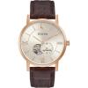 Bulova Men’s Classic Dress 3-Hand 21- Jewel Automatic Watch, 42 Hour Reserve, Hack Feature, Sub-Second Hand, Open Aperture Dial, Exhibition Case Back, 42mm(Brown Leather/Rose Gold)