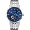 Bulova Men’s Classic Dress 3-Hand 21- Jewel Automatic Watch, 42 Hour Reserve, Hack Feature, Sub-Second Hand, Open Aperture Dial, Exhibition Case Back, 42mm(Stainless Steel/ Blue Dial)