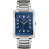 Bulova Men’s Classic Rectangle 2-Hand Quartz Watch(Stainless/Blue)