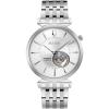 Bulova Men’s Classic Regatta Slim Automatic Strap 96A234(Silver Tone)