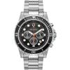 Bulova Men’s Classic Sport 6-Hand Chronograph Quartz Watch, Calendar Date, Luminous Hands and Markers, 100M Water Resistant, 44mm Style: 98B326